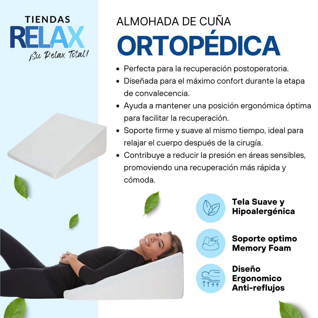 Almohada de Cuña Ortopédica – Tiendas Relax - Main Image