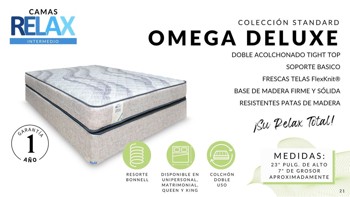 Omega Deluxe - Tiendas Relax