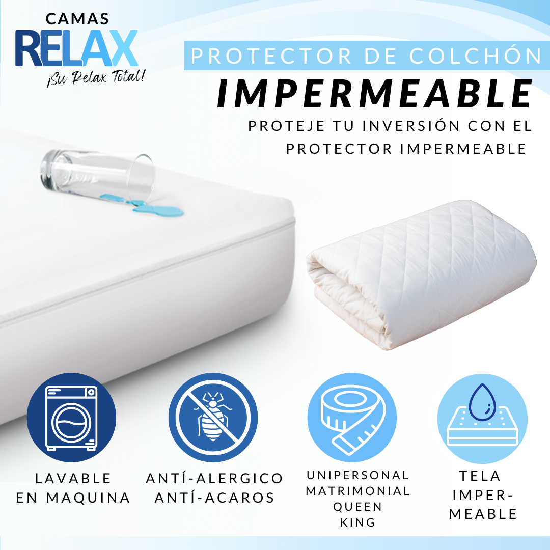 Protector Impermeable De Colchon – Tiendas Relax
